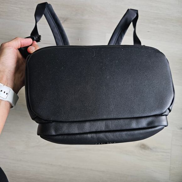 TUMI Blaire Leather laptop Backpack New Black Gunmetal - Picture 7 of 11